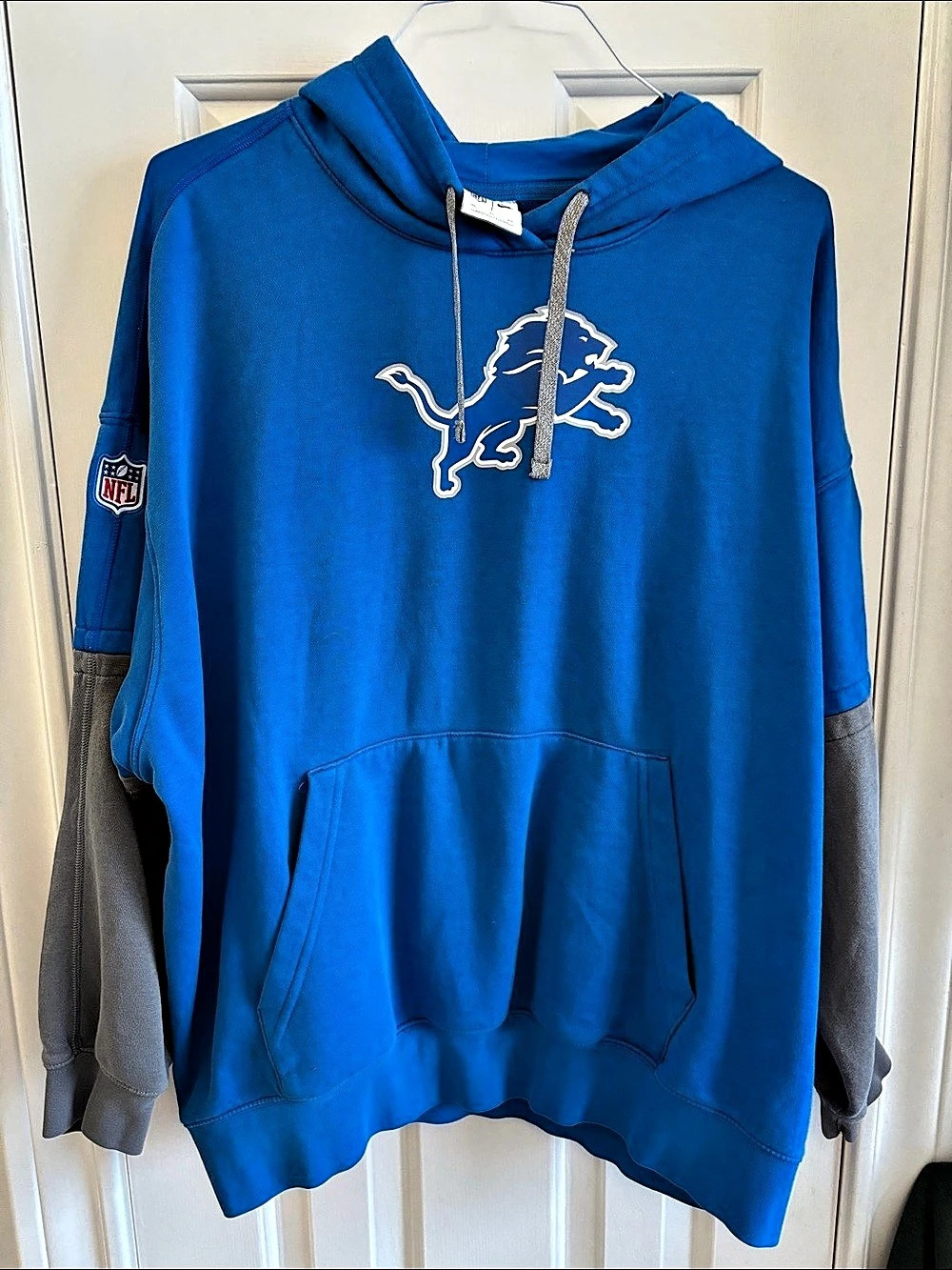 Nike Detroit Lions NFL Hoodie Blue XL